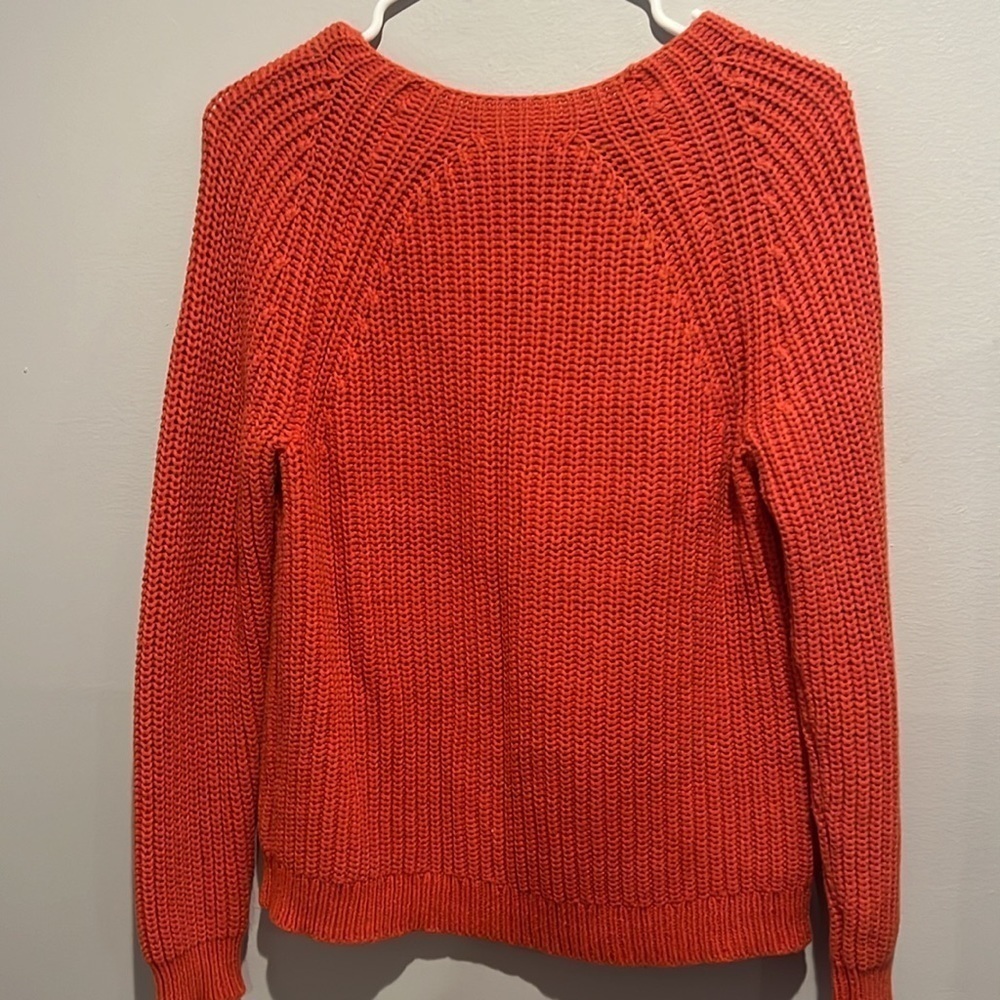 J. CREW | Beautiful Orange Autumn Sweater - Picture 5 of 13